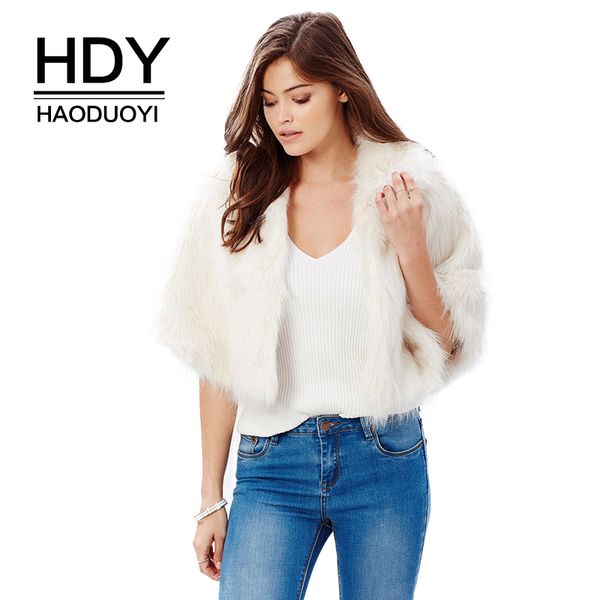 hdy haoduoyi women white faux fur jacket fashion short crop coat autumn winter cape jackets ladies formal party faux fur coats, Black
hdy haoduoyi women white faux fur jacket fashion short crop coat autumn winter cape jackets ladies formal party faux fur coats, Black