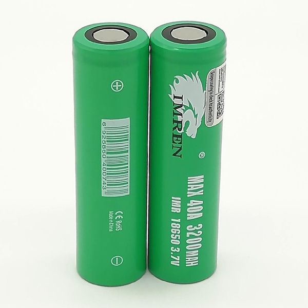100% imr 18650 battery 3200mah 3.7v 40a 18650 batteries rechargable lithium batteries fedex ing
100% imr 18650 battery 3200mah 3.7v 40a 18650 batteries rechargable lithium batteries fedex ing