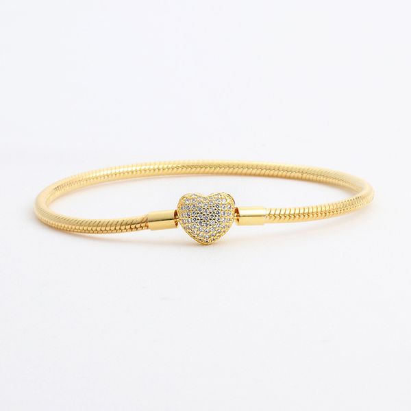 luxury 18k yellow gold cz diamond heart bracelets original box for pandora 925 silver charms bracelet for women wedding gift, Golden;silver
luxury 18k yellow gold cz diamond heart bracelets original box for pandora 925 silver charms bracelet for women wedding gift, Golden;silver