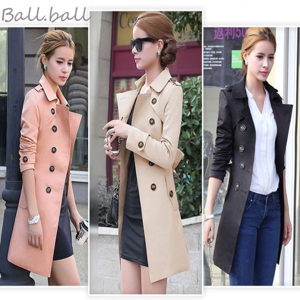 autumn long sleeve women windbreaker slim sashes midi female coat khaki black burgundy women windbreaker turndown collar coat, Tan;black
autumn long sleeve women windbreaker slim sashes midi female coat khaki black burgundy women windbreaker turndown collar coat, Tan;black