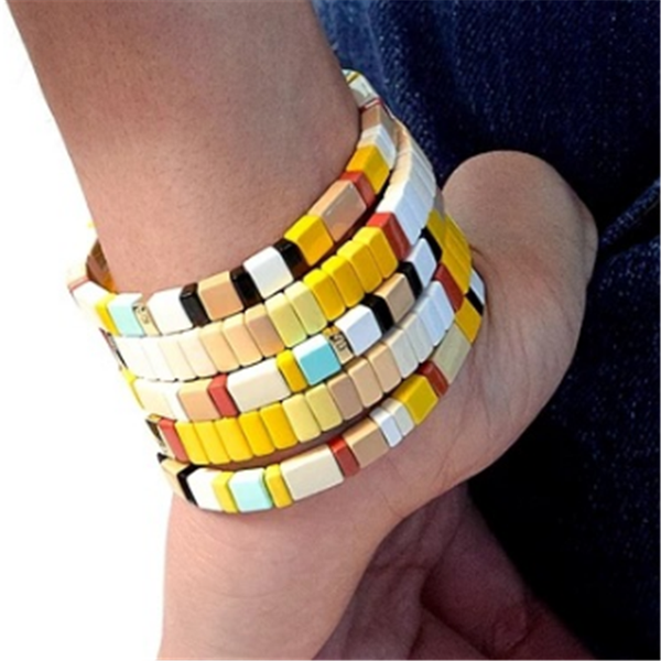 beaded, strands 2021 alloy bracelet set warm yellow diy jewelry bracel tile beads suit fashion ins, Black
beaded, strands 2021 alloy bracelet set warm yellow diy jewelry bracel tile beads suit fashion ins, Black