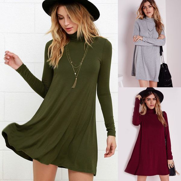 2016 fashion women long sleeve solid cotton lace casual party tunic mini shirt dress, Black;gray
2016 fashion women long sleeve solid cotton lace casual party tunic mini shirt dress, Black;gray