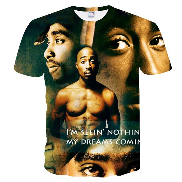 2019 новая мода футболка harajuku стиль футболки женщины / мужчины тупак 2pac 3d футболка характер печати с коротким рукавом хип-хоп тройник, White;black
2019 новая мода футболка harajuku стиль футболки женщины / мужчины тупак 2pac 3d футболка характер печати с коротким рукавом хип-хоп тройник, White;black
