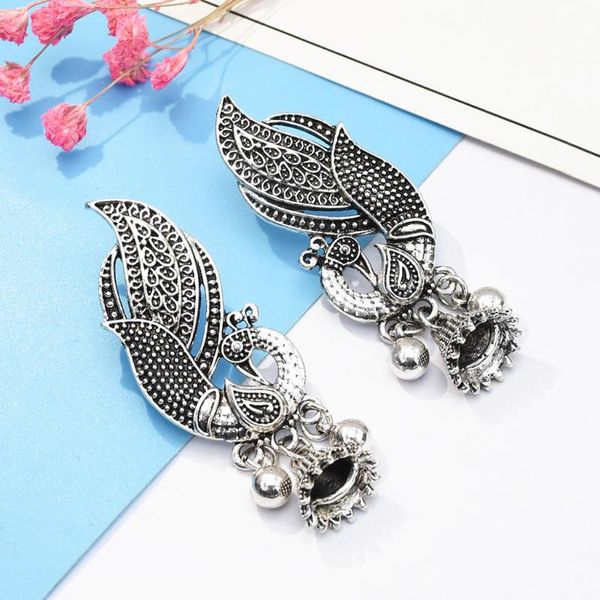 wholesale luxury silver color earrings metal vintage bohemian earrings geometric peacock boll creative women's jewelry, Golden;silver
wholesale luxury silver color earrings metal vintage bohemian earrings geometric peacock boll creative women's jewelry, Golden;silver