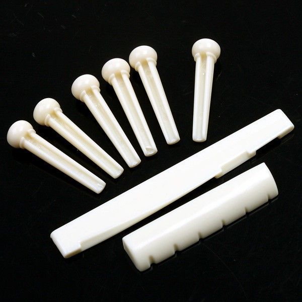 1 set 6 bridge pins classical guitar nut ivory acoustic guitar saddle guitar parts & accessories
1 set 6 bridge pins classical guitar nut ivory acoustic guitar saddle guitar parts & accessories