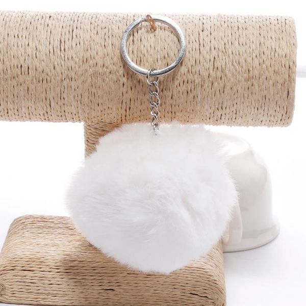 key chain fur ball pom pom keychain pompom artificial rabbit fur animal keychains for friend car bag key ring 14 colors, Silver
key chain fur ball pom pom keychain pompom artificial rabbit fur animal keychains for friend car bag key ring 14 colors, Silver