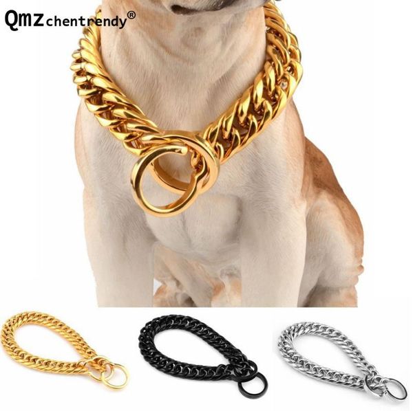 18mm metal chain gold silver black tone double curb cuban pet stainless steel dog chain collar pet pitbull necklaces
18mm metal chain gold silver black tone double curb cuban pet stainless steel dog chain collar pet pitbull necklaces