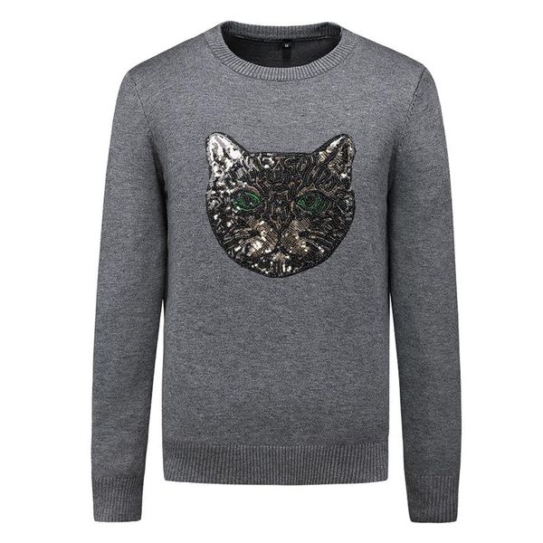 new 2020 men's high-end design sweater pullover brand men's sweater knitwear long-sleeved design sweater winter men's wear -6, White;black
new 2020 men's high-end design sweater pullover brand men's sweater knitwear long-sleeved design sweater winter men's wear -6, White;black