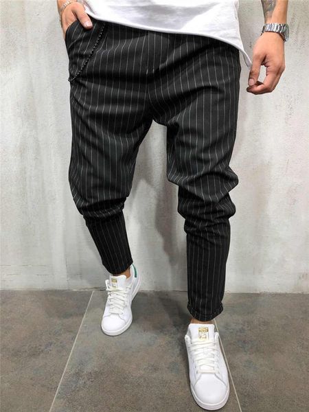 mens pants designer striped hip hop hole loose brief causaul long trousers spring autumn mens pants, Black
mens pants designer striped hip hop hole loose brief causaul long trousers spring autumn mens pants, Black