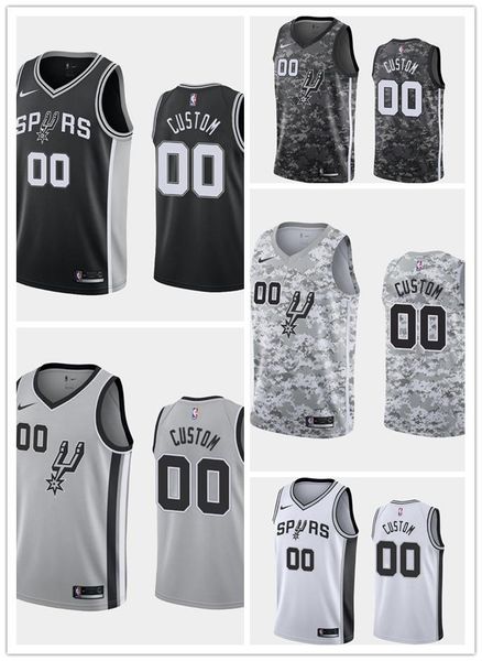 2019 custom san antonio spurs men's embroidery nba association statement icon city edition basketball jersey, Black
2019 custom san antonio spurs men's embroidery nba association statement icon city edition basketball jersey, Black