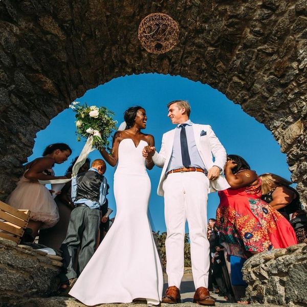 Boho V Neck Wedding Dress Sexy Mermaid Vestidos de novia 2019 New Arrival Simple Bridal Gown Custom Made Romantic Vintage Wedding Dress
Boho V Neck Wedding Dress Sexy Mermaid Vestidos de novia 2019 New Arrival Simple Bridal Gown Custom Made Romantic Vintage Wedding Dress