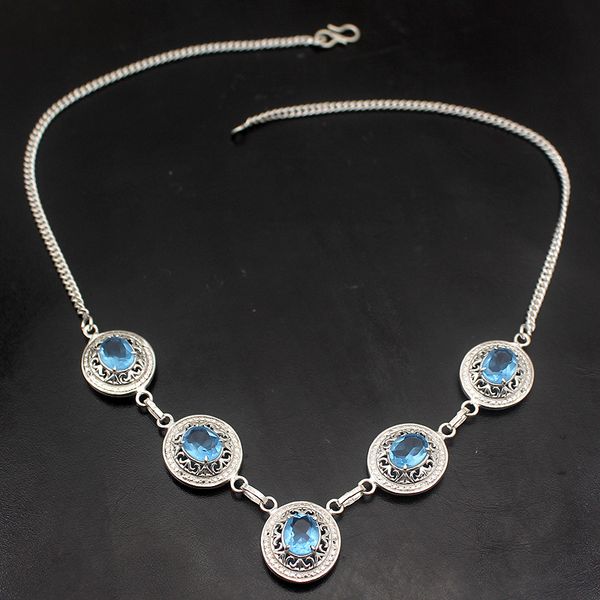 unique glowing natural bluez 925 sterling silver charm pendant necklace women jewelry 19 inch h317
unique glowing natural bluez 925 sterling silver charm pendant necklace women jewelry 19 inch h317