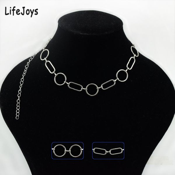 o ring chain choker necklace stainless steel rectangle chain link chunky necklace hip hop jewelry ins statement silver color, Golden;silver
o ring chain choker necklace stainless steel rectangle chain link chunky necklace hip hop jewelry ins statement silver color, Golden;silver