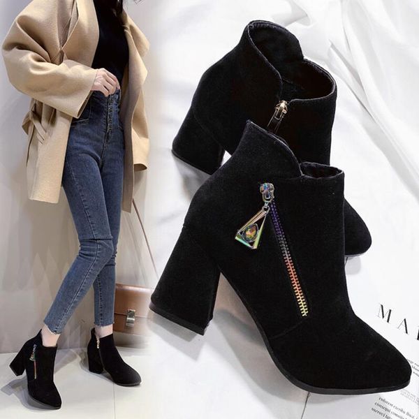 winter boots ankle boots women shoes woman fashion high-heeled pointed short 2020 winter new short fur warm b6, Black
winter boots ankle boots women shoes woman fashion high-heeled pointed short 2020 winter new short fur warm b6, Black