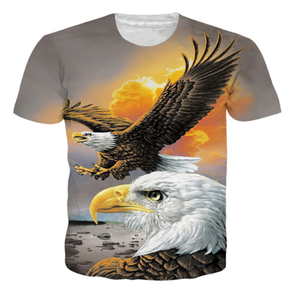 funny fashion animal eagle t-shirt 3d print men/womens funny summer round collar short sleeve casual t-shirt k833, White;black
funny fashion animal eagle t-shirt 3d print men/womens funny summer round collar short sleeve casual t-shirt k833, White;black