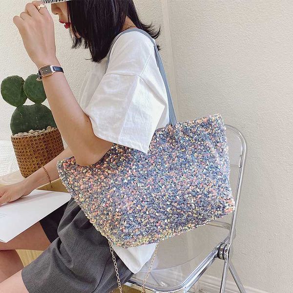 female sequin tote bag large capacity women handbag luxury bucket bag crossbody messenger bags for women 2020 summer bolsa
female sequin tote bag large capacity women handbag luxury bucket bag crossbody messenger bags for women 2020 summer bolsa