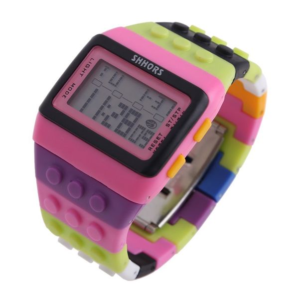 practical shhors rainbow color multifunction waterproof led children wrist watch swimming sports watch digital wrist, Slivery;brown
practical shhors rainbow color multifunction waterproof led children wrist watch swimming sports watch digital wrist, Slivery;brown