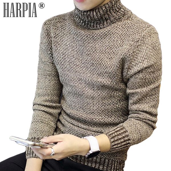 harpia fall men turtleneck pure color thick sweater young students coat men's clothing autumn winter male slim, White;black
harpia fall men turtleneck pure color thick sweater young students coat men's clothing autumn winter male slim, White;black