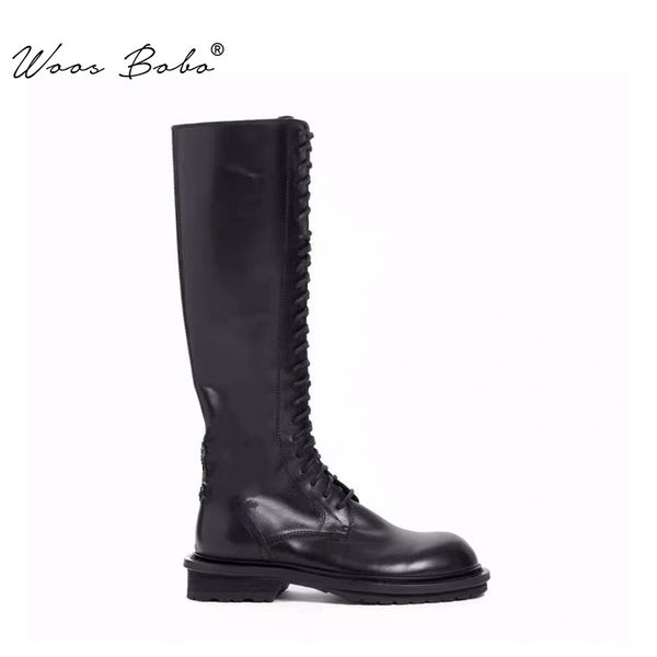 2019 autumn/winter long boots women round toe lace-up flat heel knee-high boots ladies fashion chic style knight women, Black
2019 autumn/winter long boots women round toe lace-up flat heel knee-high boots ladies fashion chic style knight women, Black