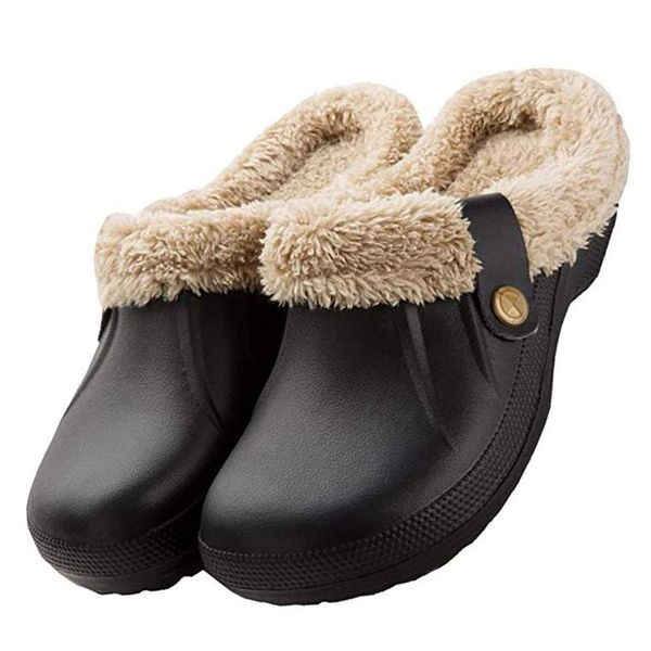 sagace men's slippers indoor leather winter waterproof warm home fur lady men's couples outdoor shoes large size slippers 1128, Black
sagace men's slippers indoor leather winter waterproof warm home fur lady men's couples outdoor shoes large size slippers 1128, Black