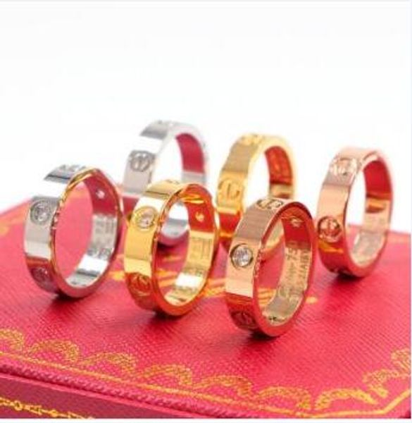new cartier wide version of the classic diamond nail ring titanium steel men and women ring 18k rose gold couple ring with original box, Silver
new cartier wide version of the classic diamond nail ring titanium steel men and women ring 18k rose gold couple ring with original box, Silver