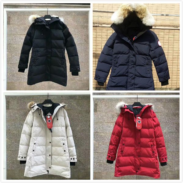 canada women down jacket real shooting craft luxury women designer warm goose down coat long section slim brand parka coat, Black
canada women down jacket real shooting craft luxury women designer warm goose down coat long section slim brand parka coat, Black