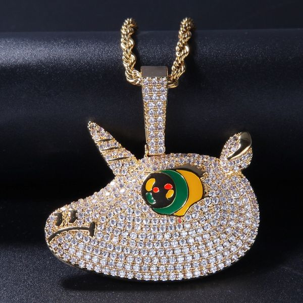new fashion unicorn pendant necklace mens womens hip hop necklace jewelry gold silver rapper necklace for men
new fashion unicorn pendant necklace mens womens hip hop necklace jewelry gold silver rapper necklace for men