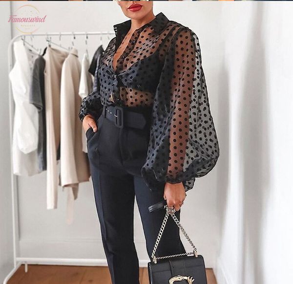 new women mesh sheer blouse see through lantern long sleeve blouse fashion pearl button transparent white shirt female blusas
new women mesh sheer blouse see through lantern long sleeve blouse fashion pearl button transparent white shirt female blusas