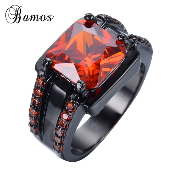 bamos male red geometric ring fashion black gold filled jewelry vintage wedding rings for men new year gifts, Silver
bamos male red geometric ring fashion black gold filled jewelry vintage wedding rings for men new year gifts, Silver