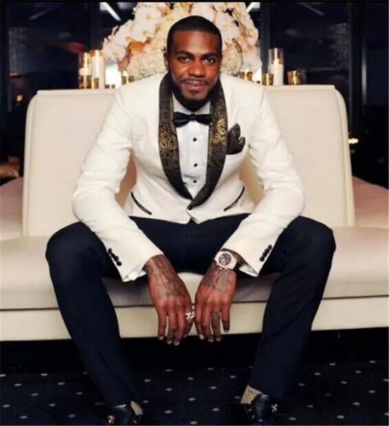 latest coat pant designs white gold lapel prom men suit slim fit skinny 2 piece custom suits groom blazers, White;black
latest coat pant designs white gold lapel prom men suit slim fit skinny 2 piece custom suits groom blazers, White;black