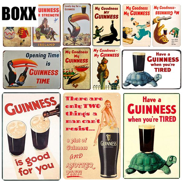 guinness plaque metal vintage beer tin sign pin up shabby chic decor metal signs vintage bar decoration poster pub chic modern painting
guinness plaque metal vintage beer tin sign pin up shabby chic decor metal signs vintage bar decoration poster pub chic modern painting