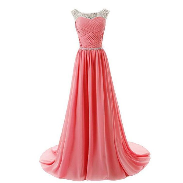 new arrival crystals coral floral bridesmaid dresses a-line chiffon plus size maid of honor dresses sheer neck fall wedding guest dresses, White;pink
new arrival crystals coral floral bridesmaid dresses a-line chiffon plus size maid of honor dresses sheer neck fall wedding guest dresses, White;pink