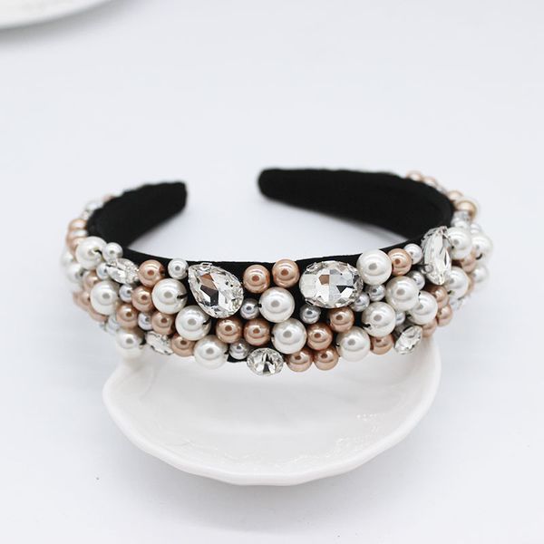 fashion headband handmade jeweled rice beads multicolor wild casual travel hair accessories 1013, White;golden
fashion headband handmade jeweled rice beads multicolor wild casual travel hair accessories 1013, White;golden