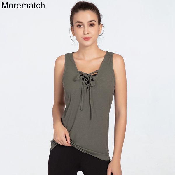 morematch sport tank v-neck running vest blouse workouts clothes sleeveless fitness yoga t shirt women gym, White;red
morematch sport tank v-neck running vest blouse workouts clothes sleeveless fitness yoga t shirt women gym, White;red