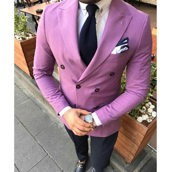 men's suits & blazers purple slim fit men with double breasted 2 piece custom wedding groom tuxedos 2021 fashion clothes set jacket pan, White;black
men's suits & blazers purple slim fit men with double breasted 2 piece custom wedding groom tuxedos 2021 fashion clothes set jacket pan, White;black