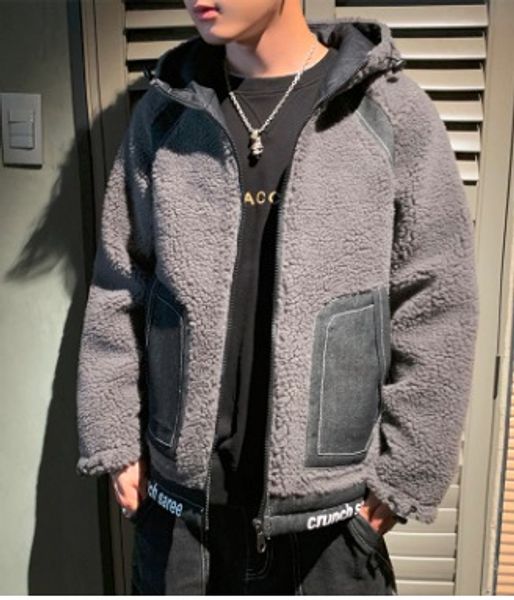 cotton padded men's 2019 new korean trend plush thick cotton padded jacket winter tooling fashion brand lamb cotton padded jacket, Black;brown
cotton padded men's 2019 new korean trend plush thick cotton padded jacket winter tooling fashion brand lamb cotton padded jacket, Black;brown