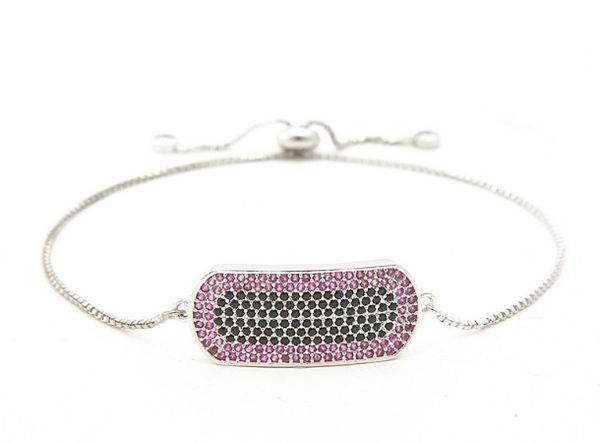 gold silver chain bracelet micro pave cz rope rose cubic zirconia adjusted macrame bracelet bangles tgh24 charms women jewelry, Black
gold silver chain bracelet micro pave cz rope rose cubic zirconia adjusted macrame bracelet bangles tgh24 charms women jewelry, Black
