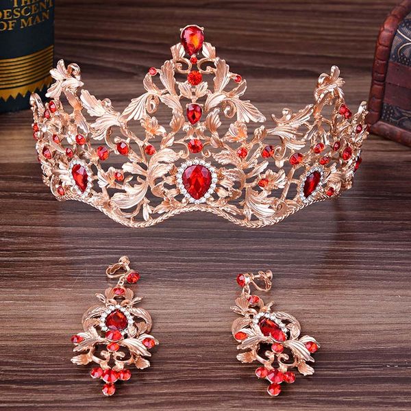fashion vintage gold tiara bridal leaf princess bride crown headpiece earrings set women wedding hair accessories jewelry sets, Slivery;golden
fashion vintage gold tiara bridal leaf princess bride crown headpiece earrings set women wedding hair accessories jewelry sets, Slivery;golden