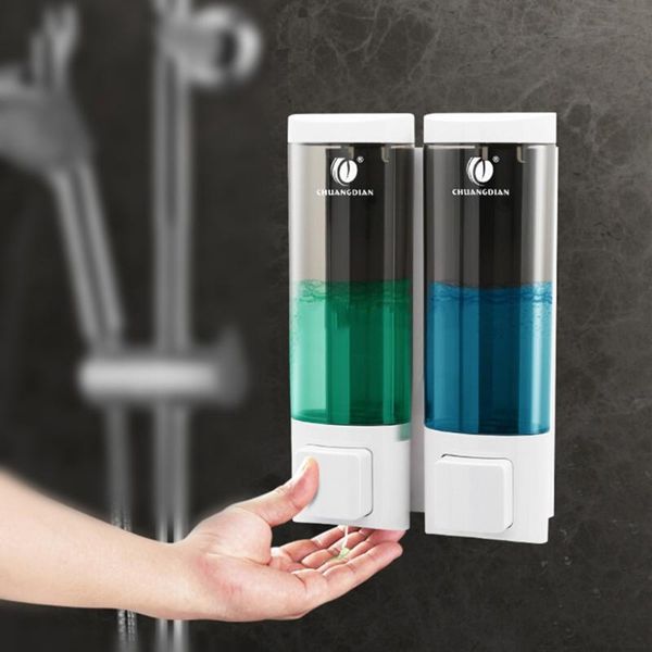 chuangdian 200ml double liquid soap dispenser wall pump spray lotion drop liquid soap dispenser home shampoo box abs shower room
chuangdian 200ml double liquid soap dispenser wall pump spray lotion drop liquid soap dispenser home shampoo box abs shower room