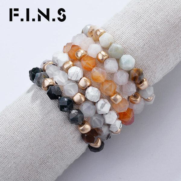 f.i.n.s natural stone faceted strand beaded bracelets strechable white green gray marble stone charm bracelets for women, Black
f.i.n.s natural stone faceted strand beaded bracelets strechable white green gray marble stone charm bracelets for women, Black