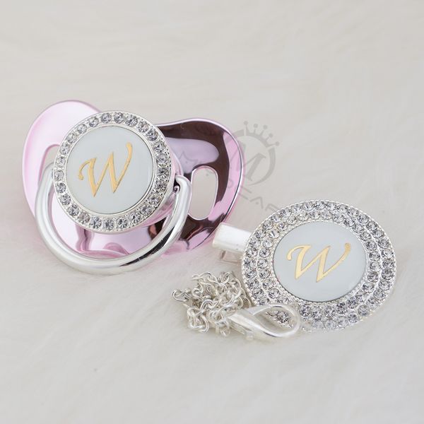 miyocar name initial letter w elegant silver bling pacifier and pacifier clip bpa dummy bling babyshower gift sgs pass lw-1
miyocar name initial letter w elegant silver bling pacifier and pacifier clip bpa dummy bling babyshower gift sgs pass lw-1