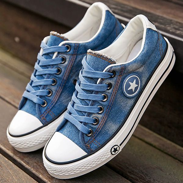 denim shoes women casual lace up canvas shoes sneakers female trainers vulcanize shoes basket femme tenis feminino y200424, Black
denim shoes women casual lace up canvas shoes sneakers female trainers vulcanize shoes basket femme tenis feminino y200424, Black
