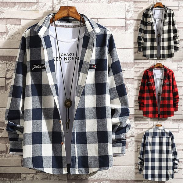 fashion jacket mens casual business plaid print loose long sleeve jackets coats mens autumn streetwear harajuku clothing jaqueta, Black;brown
fashion jacket mens casual business plaid print loose long sleeve jackets coats mens autumn streetwear harajuku clothing jaqueta, Black;brown