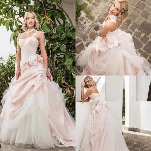2020 jillian alice beach wedding dresses lace applique a line light pink garden wedding dress custom made sweep train boho robes de mariée, White
2020 jillian alice beach wedding dresses lace applique a line light pink garden wedding dress custom made sweep train boho robes de mariée, White