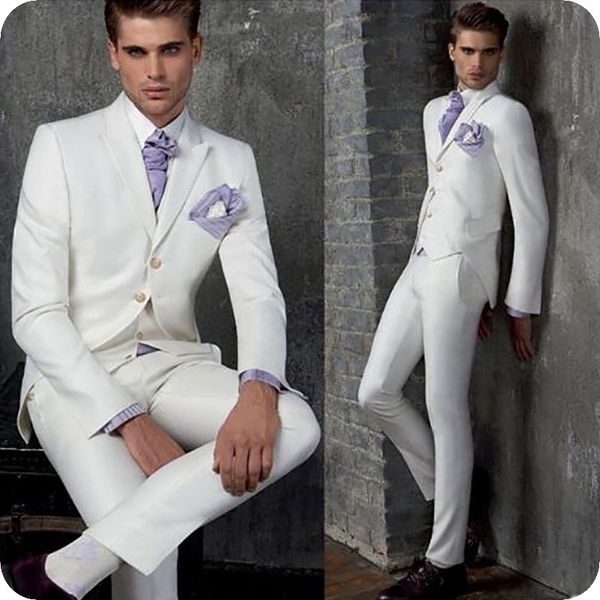 ivory men suits wedding groom tuxedo peaked lapel italian man blazer jacket pants 3piece slim fit terno masculino custom made costume homme, Black;gray
ivory men suits wedding groom tuxedo peaked lapel italian man blazer jacket pants 3piece slim fit terno masculino custom made costume homme, Black;gray