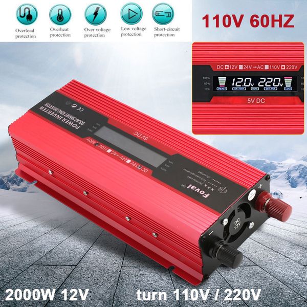 vehemo dc12v to ac110v/220v converter auto inverter solar power inverter outdoor portable adapter aluminium alloy car
vehemo dc12v to ac110v/220v converter auto inverter solar power inverter outdoor portable adapter aluminium alloy car