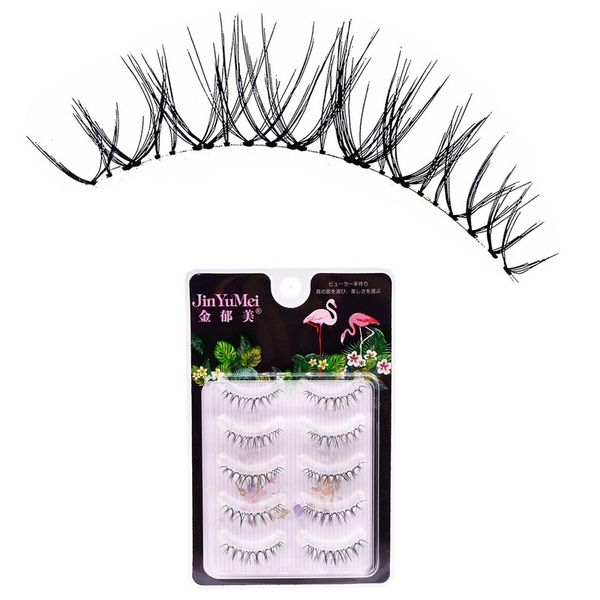 5 pairs natural fake eyelashes makeup crisscross thick 3d long mink strip lashes plastic cotton stems make up beauty tools
5 pairs natural fake eyelashes makeup crisscross thick 3d long mink strip lashes plastic cotton stems make up beauty tools
