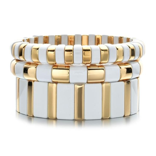charm bracelets enamel bileklik metal bohemian tile bracelet stackable stretch men women beads gifts accesorios mujer, Golden;silver
charm bracelets enamel bileklik metal bohemian tile bracelet stackable stretch men women beads gifts accesorios mujer, Golden;silver
