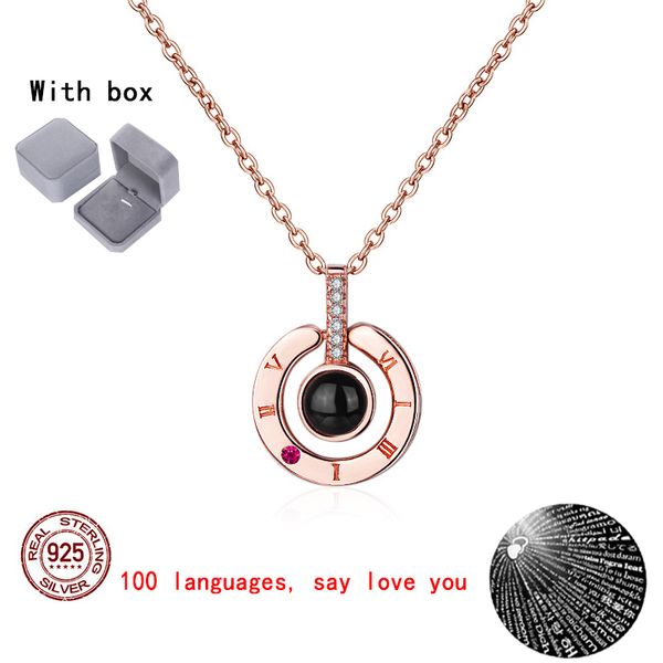 s925 silver wedding pendant necklace for women clavicle chain 100 languages i love you projection necklace valentine's day gift
s925 silver wedding pendant necklace for women clavicle chain 100 languages i love you projection necklace valentine's day gift