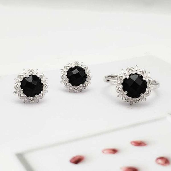 ruifan f natural black agate gemstone earrings/ring sets fashion 925 sterling silver women wedding party jewelry set yjs037
ruifan f natural black agate gemstone earrings/ring sets fashion 925 sterling silver women wedding party jewelry set yjs037